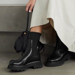 3.1 PHILLIP LIM Kate leather Chelsea combat boots